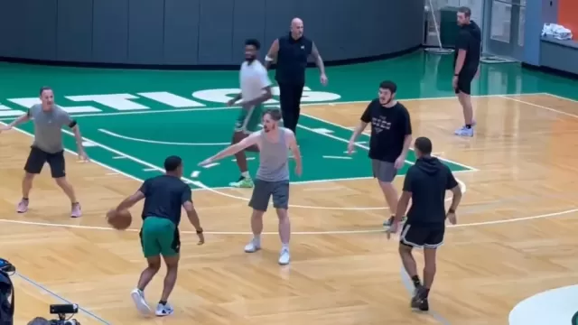 Celtics Coaches Humiliate Media in Basketball Mismatch