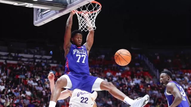 VJ Edgecombe Eclipses Legends in NBA Debut